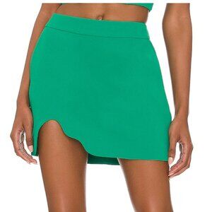 NWOT Revolve Amanda Uprichard Lorella skirt Dark Green Size Medium